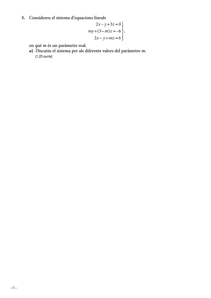 Página 22 del examen de Matemáticas II 2022